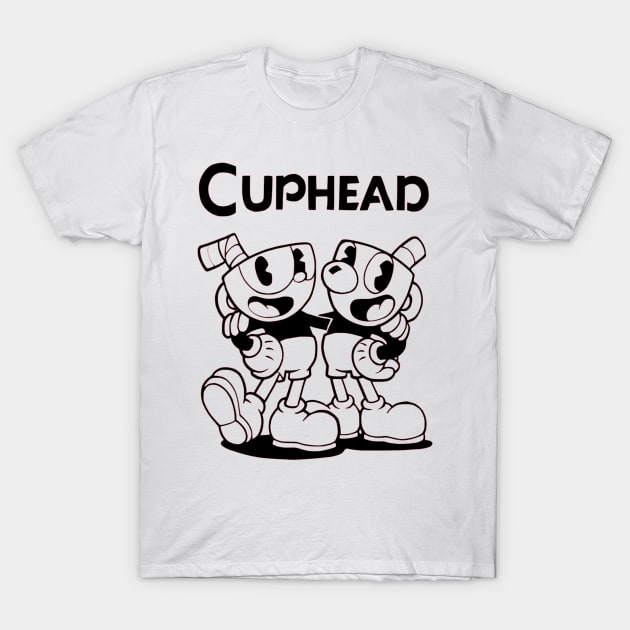 Cuphead and Mugman T-Shirt by OtakuPapercraft